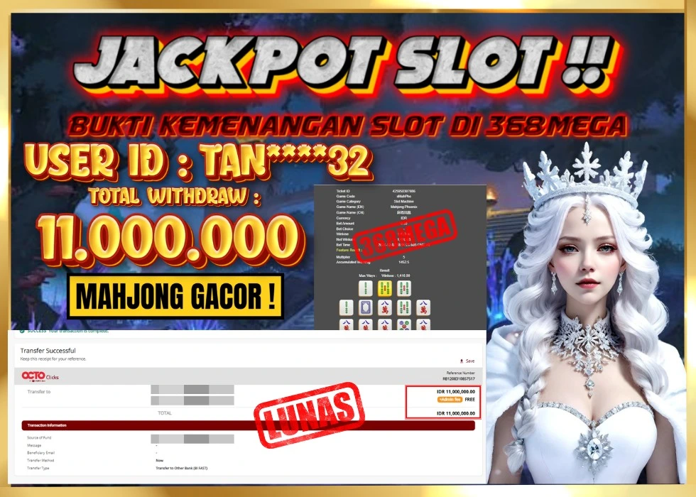 368MEGA JACKPOT Rp 11.000.000 - LUNAS!!!