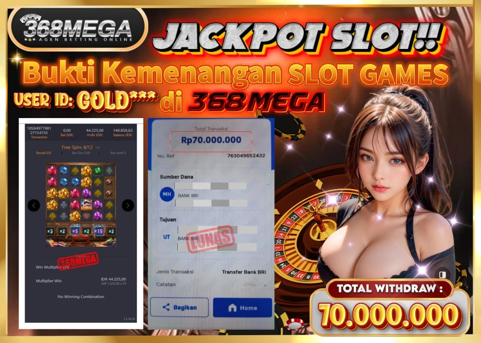 368MEGA JACKPOT Rp 70.000.000 - LUNAS!!!